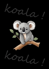 바라보다!코알라예요!(검은색)