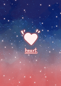 星空愛心-浪漫漸層 紅色3