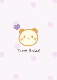 Panda Toast -blueberry- dot