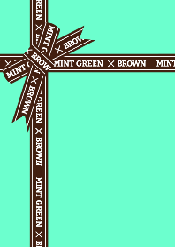 MINT GREEN x BROWN