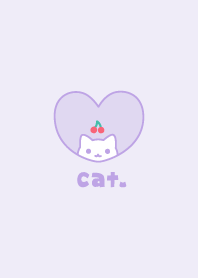 ねこさくらんぼ[パープル]