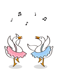 來跳芭蕾舞鴨！