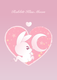 Rabbit kiss moon