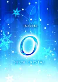 Initial "O"_Snow crystal