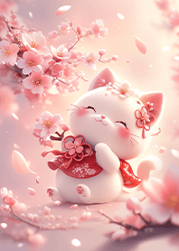 ⭐️招財桃花小萌貓❤️