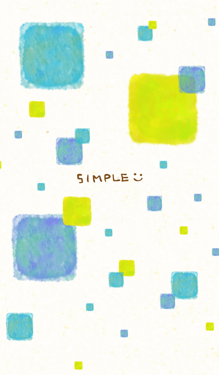 Watercolor square smile12