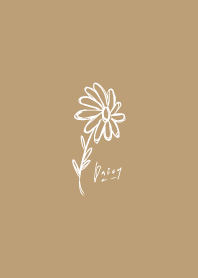 雛菊_棕色