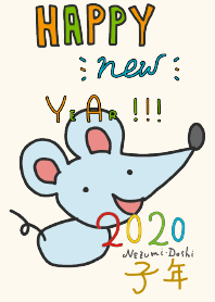 Theme for new year -Nezumi-Doshi-#2020