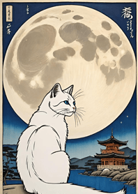 Cat under the Moon 6a1724