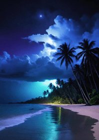 Dark night sky - Seaside 62c3b2