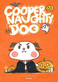 Cooper Naughty Dog - Halloween Day