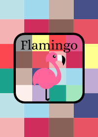 Cute Flamingo -W-