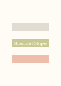 Minimalist Stripes - Love & Peace