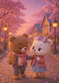 Cherry Twilight Stroll Bliss