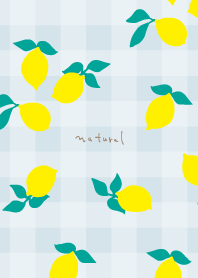 Lemon plaid pattern5 from Japan