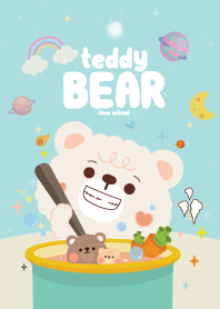 Teddy Bears Cutie Galaxy Blue