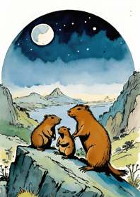 Ukiyo-e - Capybara 7dbDDa