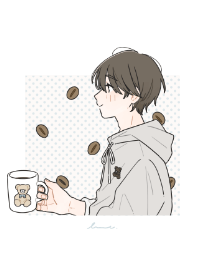 Time for coffee -boy-