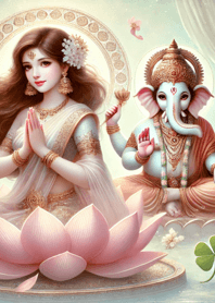 Lakshmi and Ganesha 002