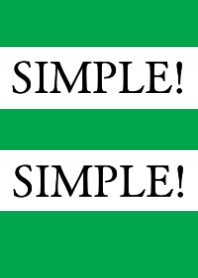 SIMPLE!SIMPLE!-GREEN