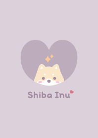 Shiba Inu2 Glitter - PurplePink