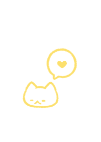 Chill out cat.(yellow03)