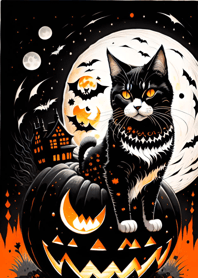 halloween cat 3997cf
