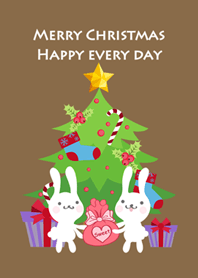 小さなウサギのクリスマスパーティー