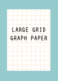 LARGE ORANGE GRID GRAPH PAPER-DUSTYMINTj