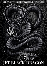 Jet black dragon Golden Lucky 17