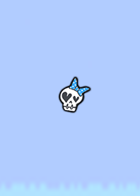 Simple Ribbon Skull 8