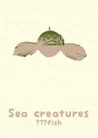 Sea crt ?fish Olive GRN