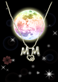 initial M&M(Rainbow moon)
