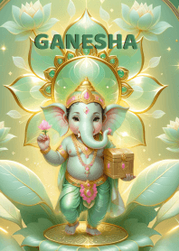 Ganesha love fulfillment, wealth, (JP)