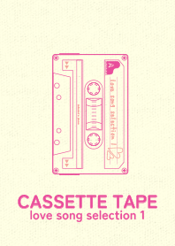 Cassettetape_love Deep shell pink