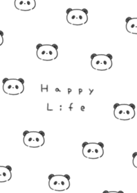 Panda Face Pattern 002.