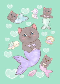 Cat mermaid Mercat 23