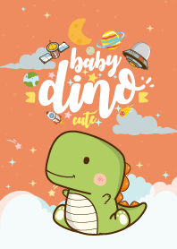 Baby Dinosaur Orange