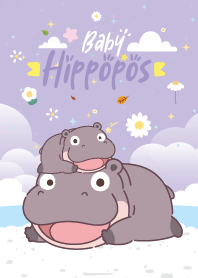 Hippo Baby - Love Flower