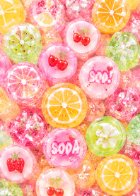 Orange Candy Fruit Frame | Bitasui