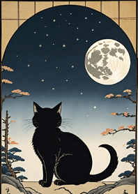 Cat under the Moon 24FDa8