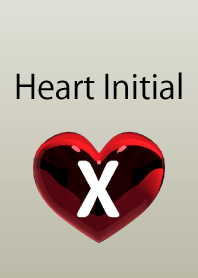 Heart Initial [X]