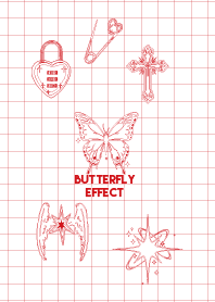 Butterfly Effect Red Y2K