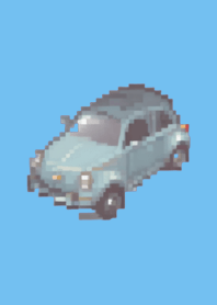 Car Pixel Art Theme  Blue 05