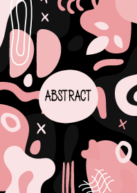 Abstract Shapes Cherub Black