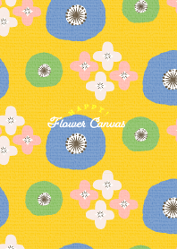 Happy! Flower Canvas 3J