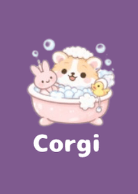 柔軟柯基主題3 Purple 05