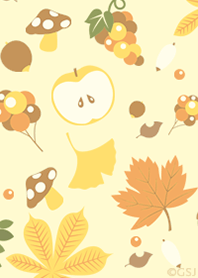 adult cute autumn theme from Japan