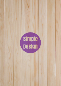 Wood Simple Design Purple ver.