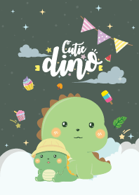 ไดโนเสาร์ เบบี๋ สีเขียวเข้ม